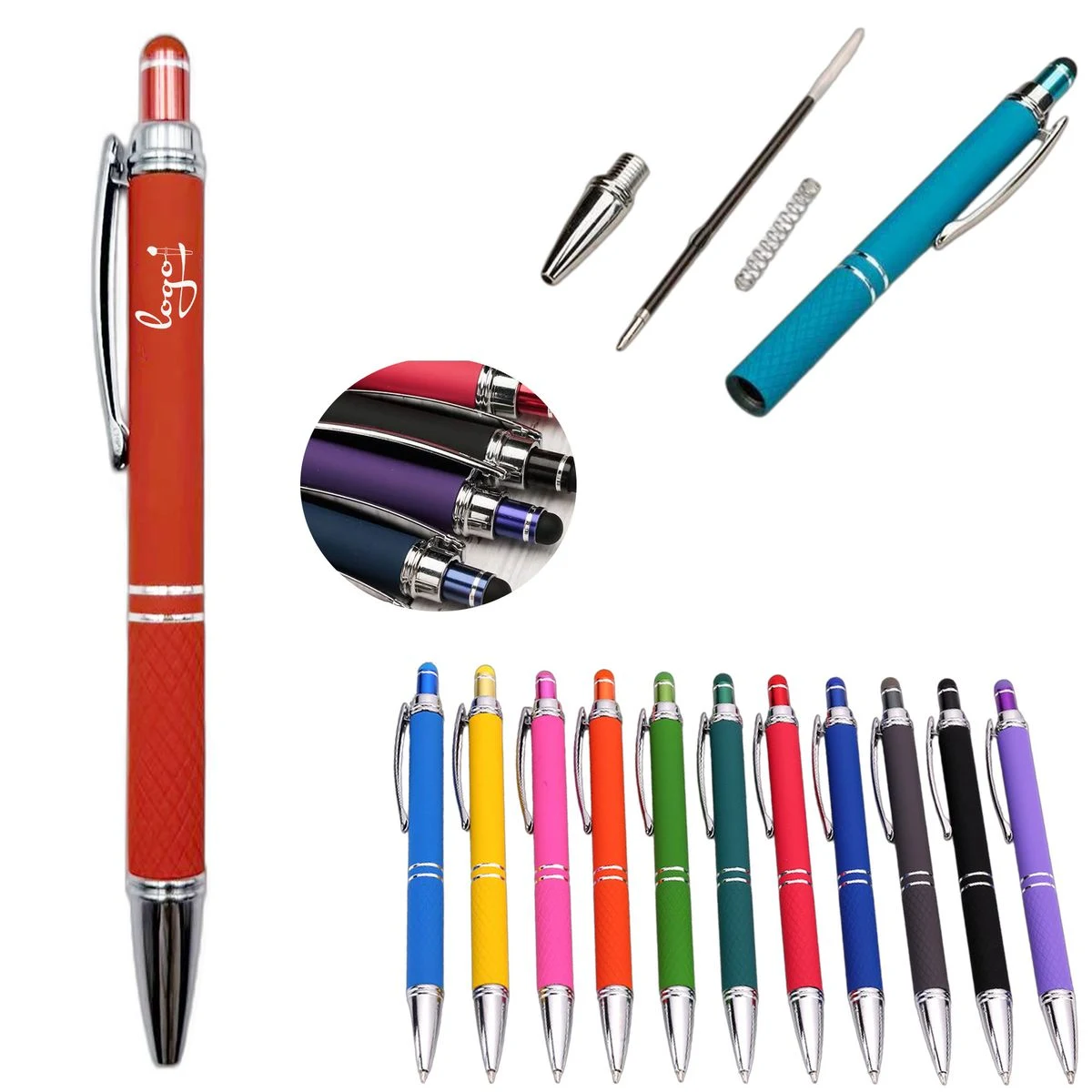 Ballpoint Pen with Stylus Tip 1