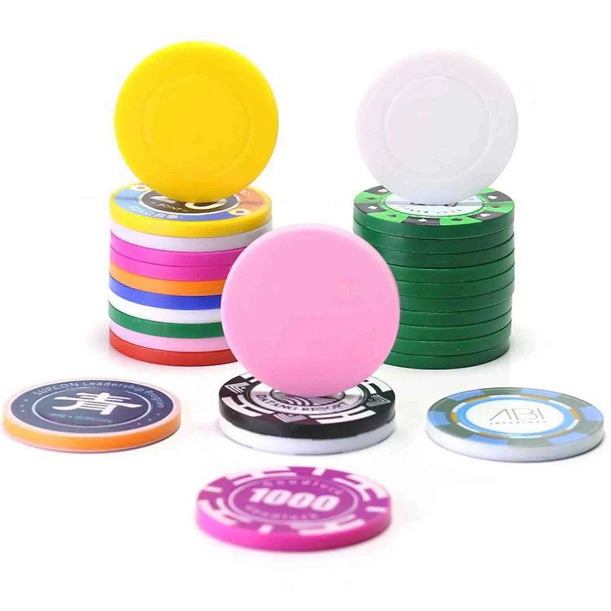 Plastic Poker Chips Appreciations Coins 1