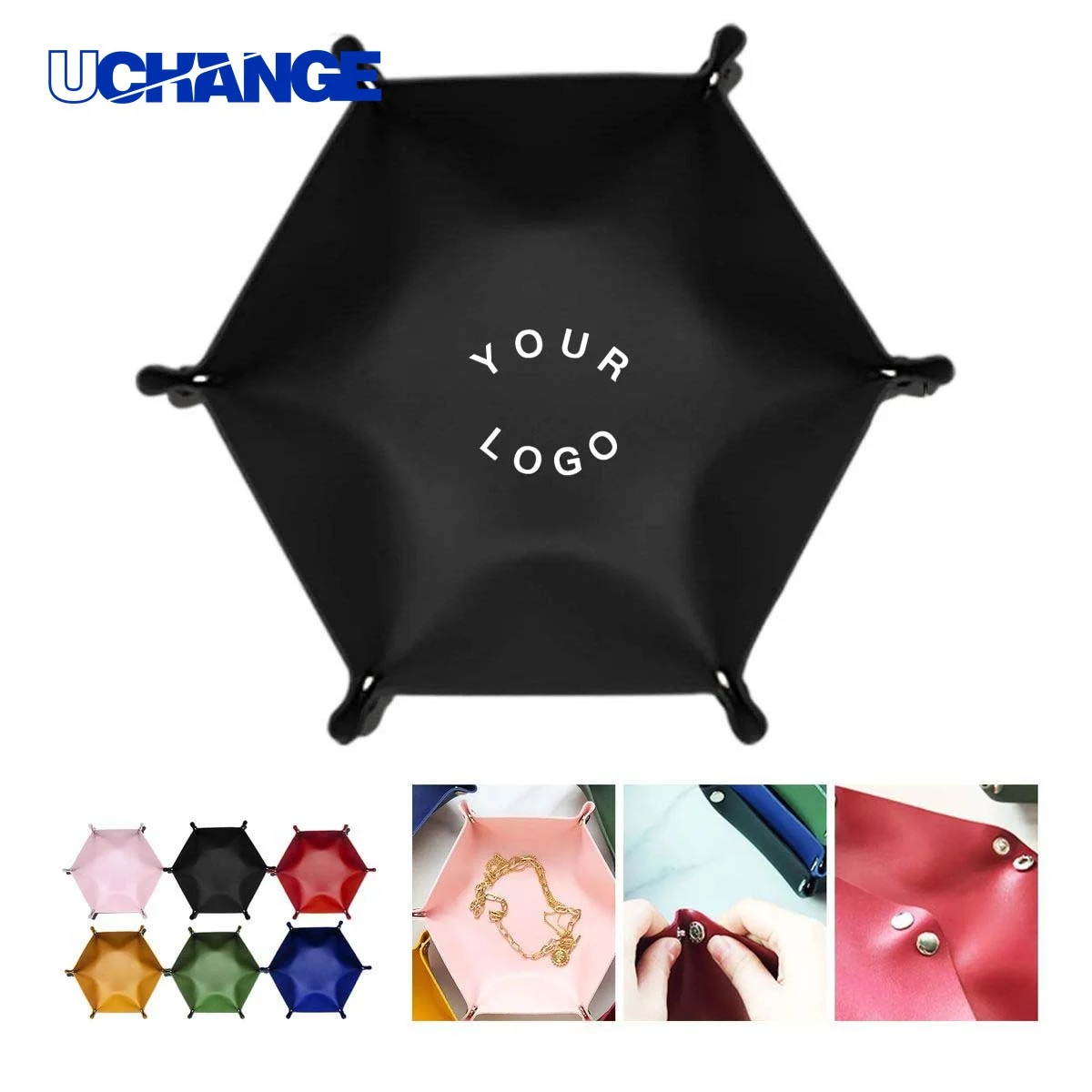 PU Leather Desk Organizer Box 1