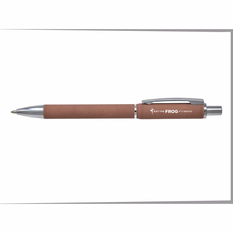 Sand Fabric Aluminum Ballpoint Pen