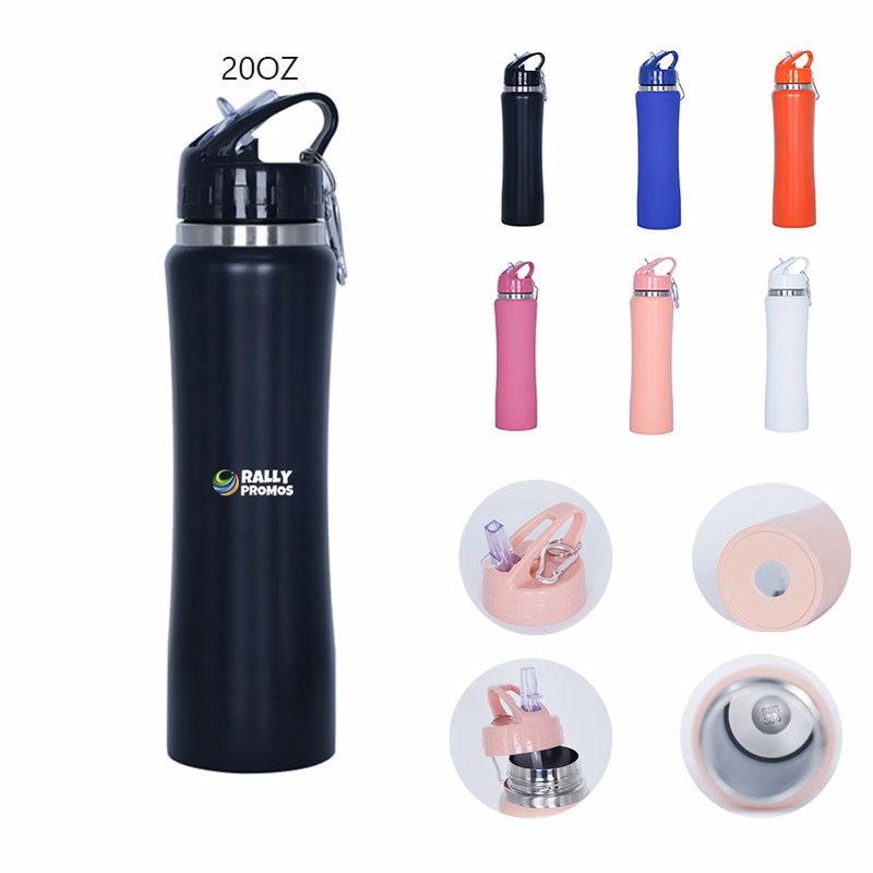 20oz Portable Stainless Steel Insulated Water Bottle