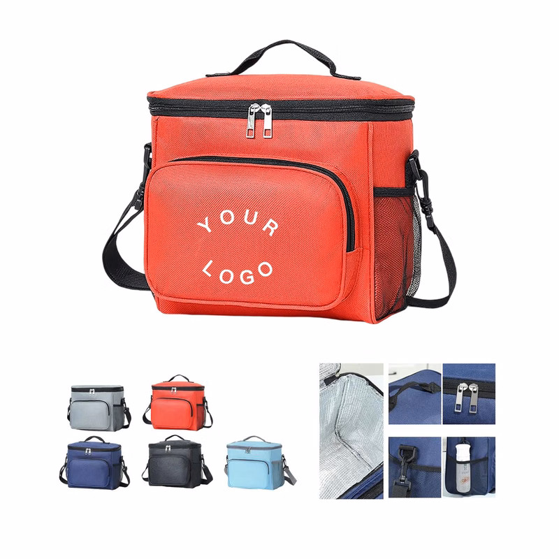 Durable Oxford Picnic Bag with Front Pocket and Handle