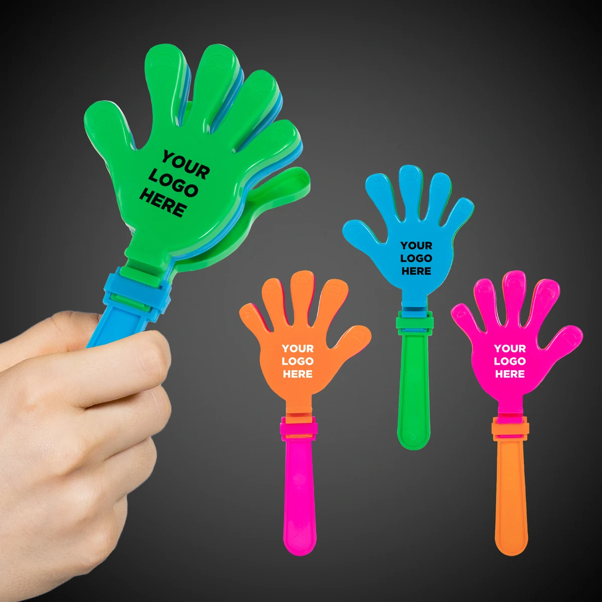 Hand Clappers Assorted(Pad print) 1