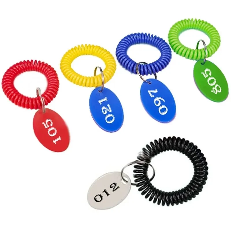 Bracelet Wrist Coil w/Tag Keyring 1