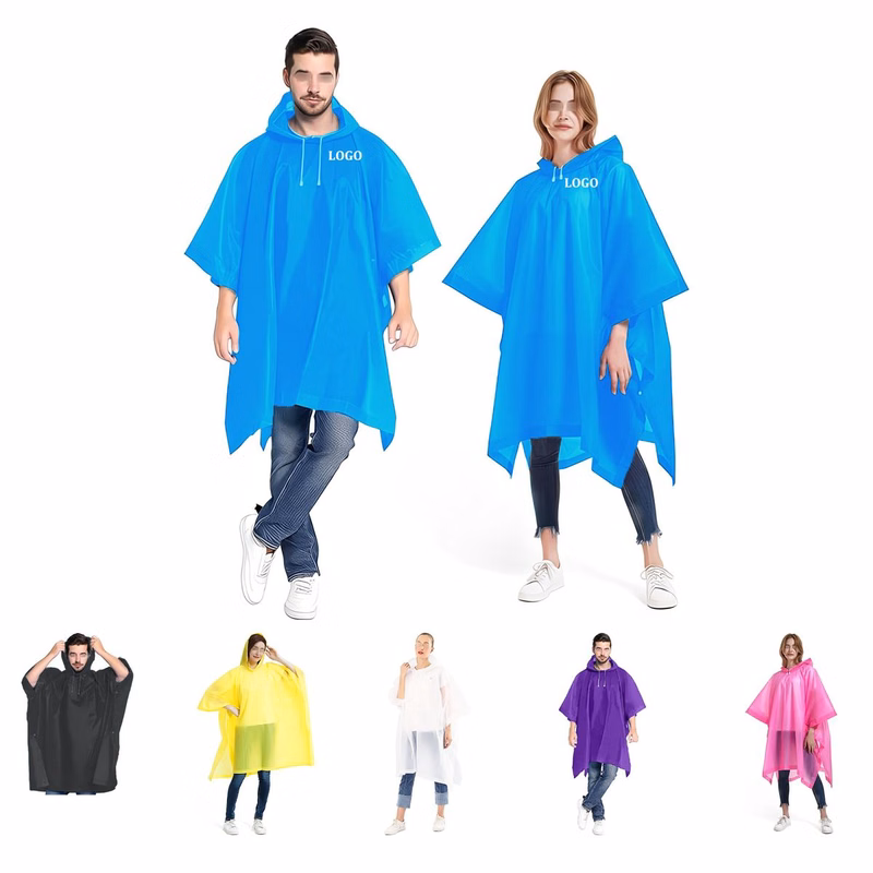 Reusable Adult Rain Ponchos