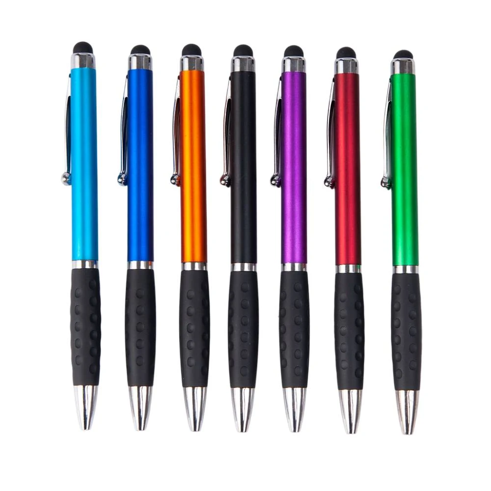 Plastic Ballpoint Pen W/ Stylus 1