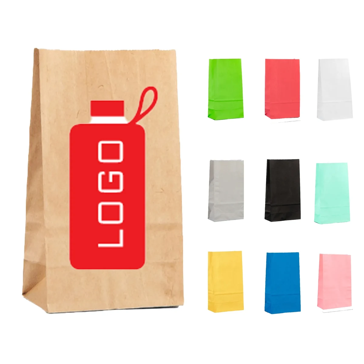 Kraft Gift Bags MOQ 500PCS 1