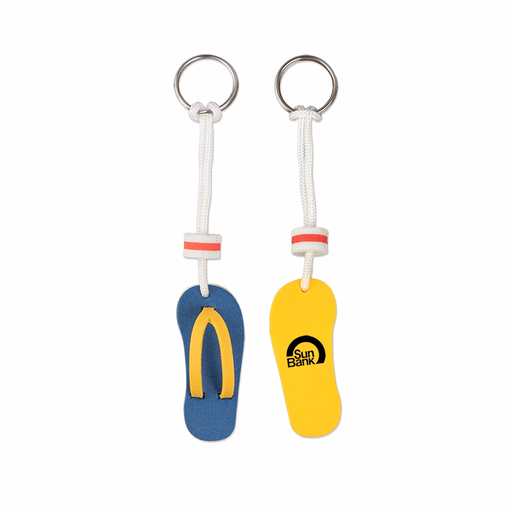 Flip Flop Floating Keychain