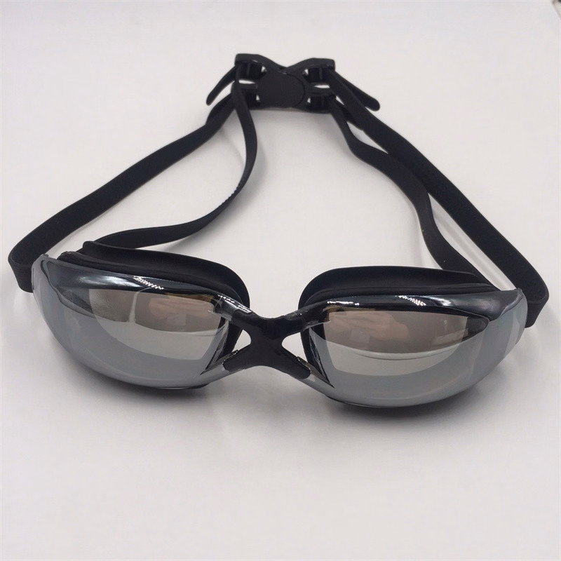 Electroplating myopia swimming goggles