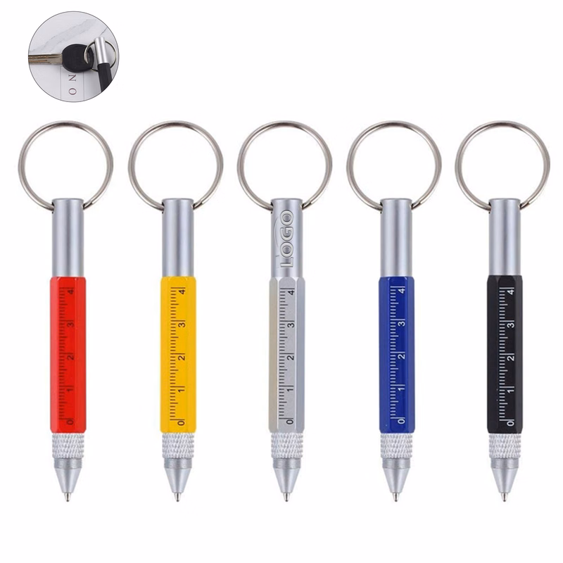 6-in-1 Multi-Function Tool Pen Keychain