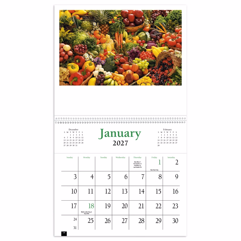 HotLine® Products Pocket Cookbook Calendar