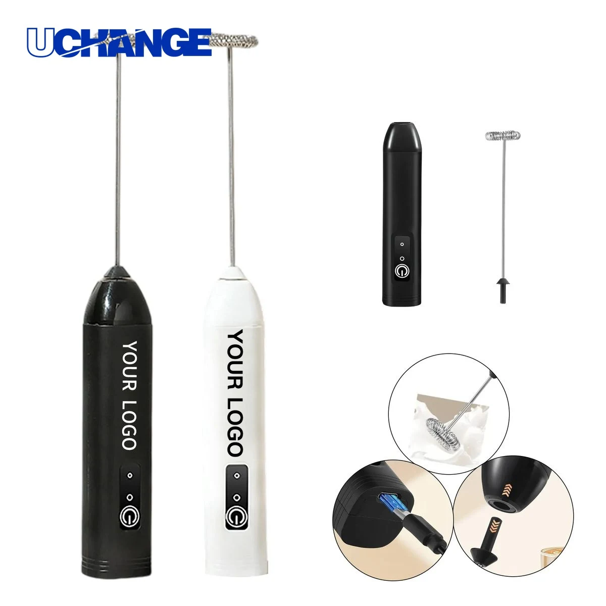 Portable Wireless Milk Frother Egg Beater 1