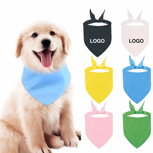 Cotton Triangle Bandanas for Dogs Puppy Cats Pets