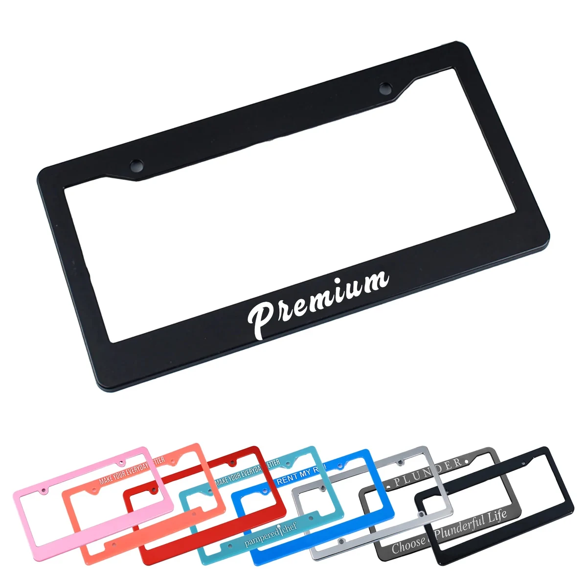 Plastic Vehicle License Plate 1