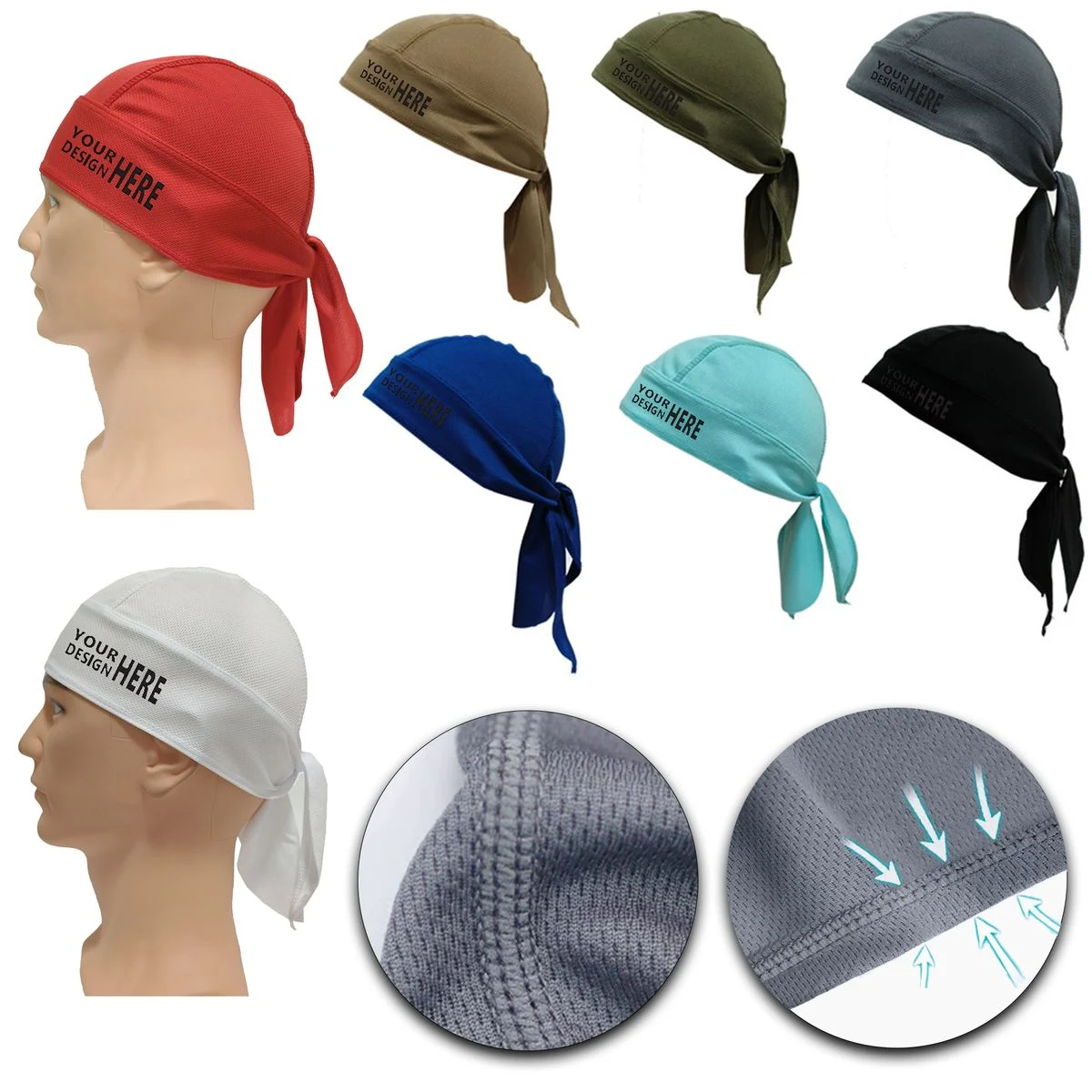 Cycling Breathable Pirate Hat 1