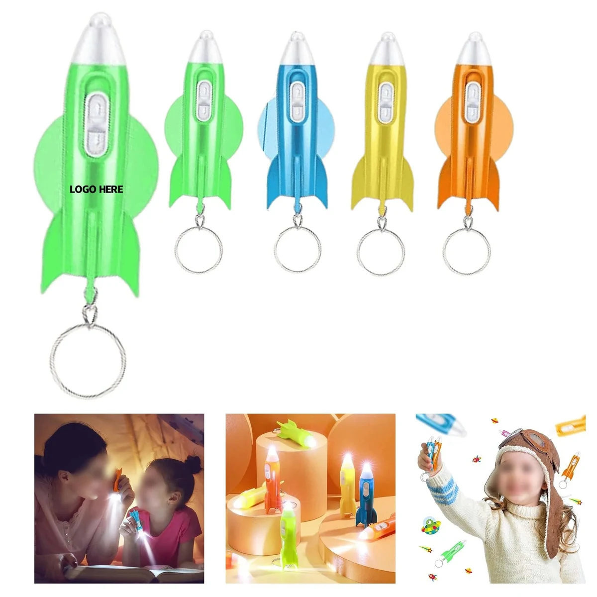 Practical LED Light Keychain 1