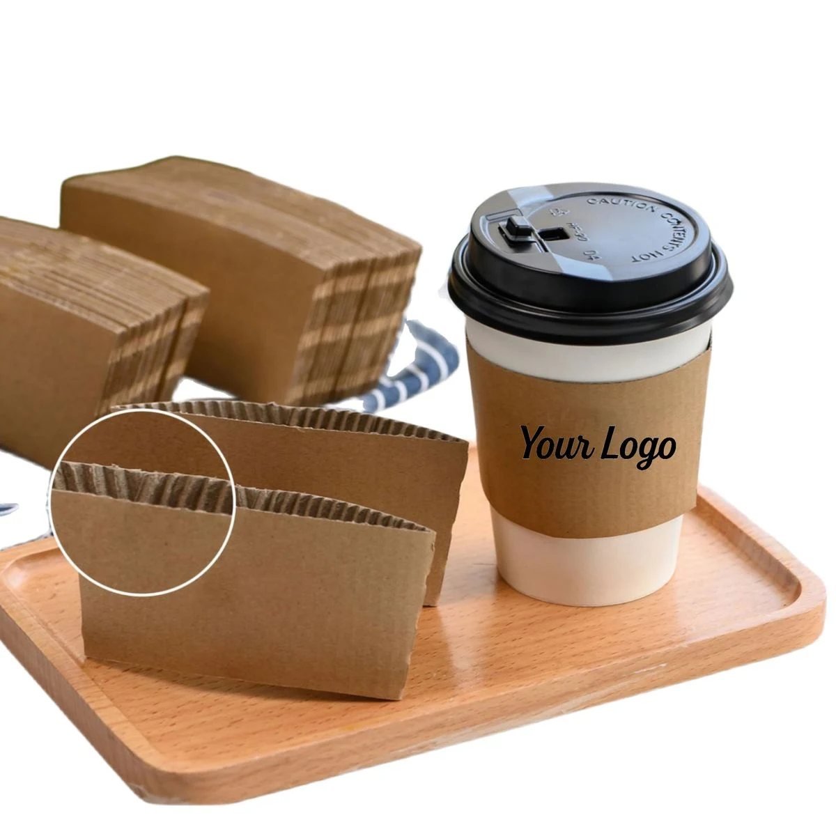 Corrugated Coffee Cup Sleeve 1