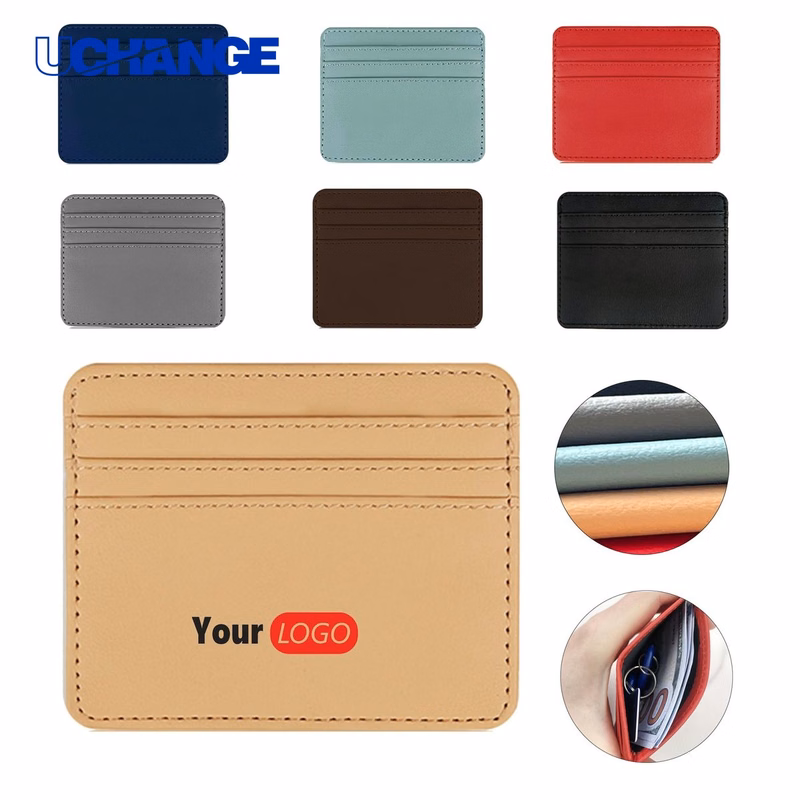 PU Leather Compact Portable Card Case