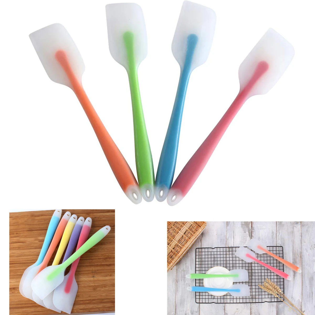 Silicone Heat Resistant Flexible Spatulas 1