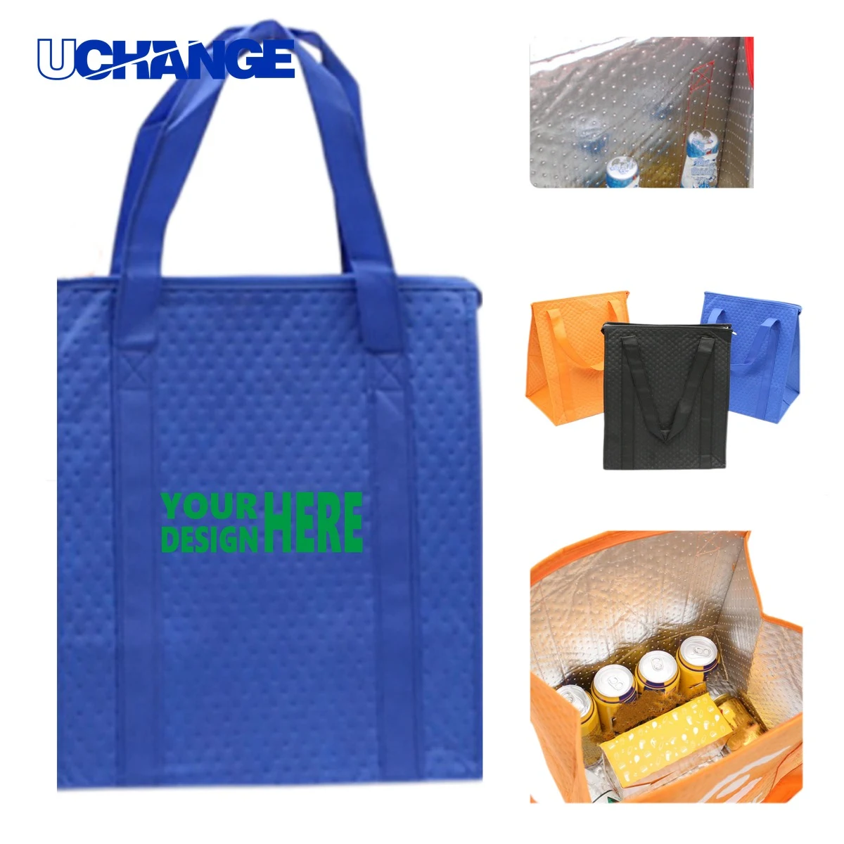 Reusable Insulated Non-Woven Tote Bag Organizer 1