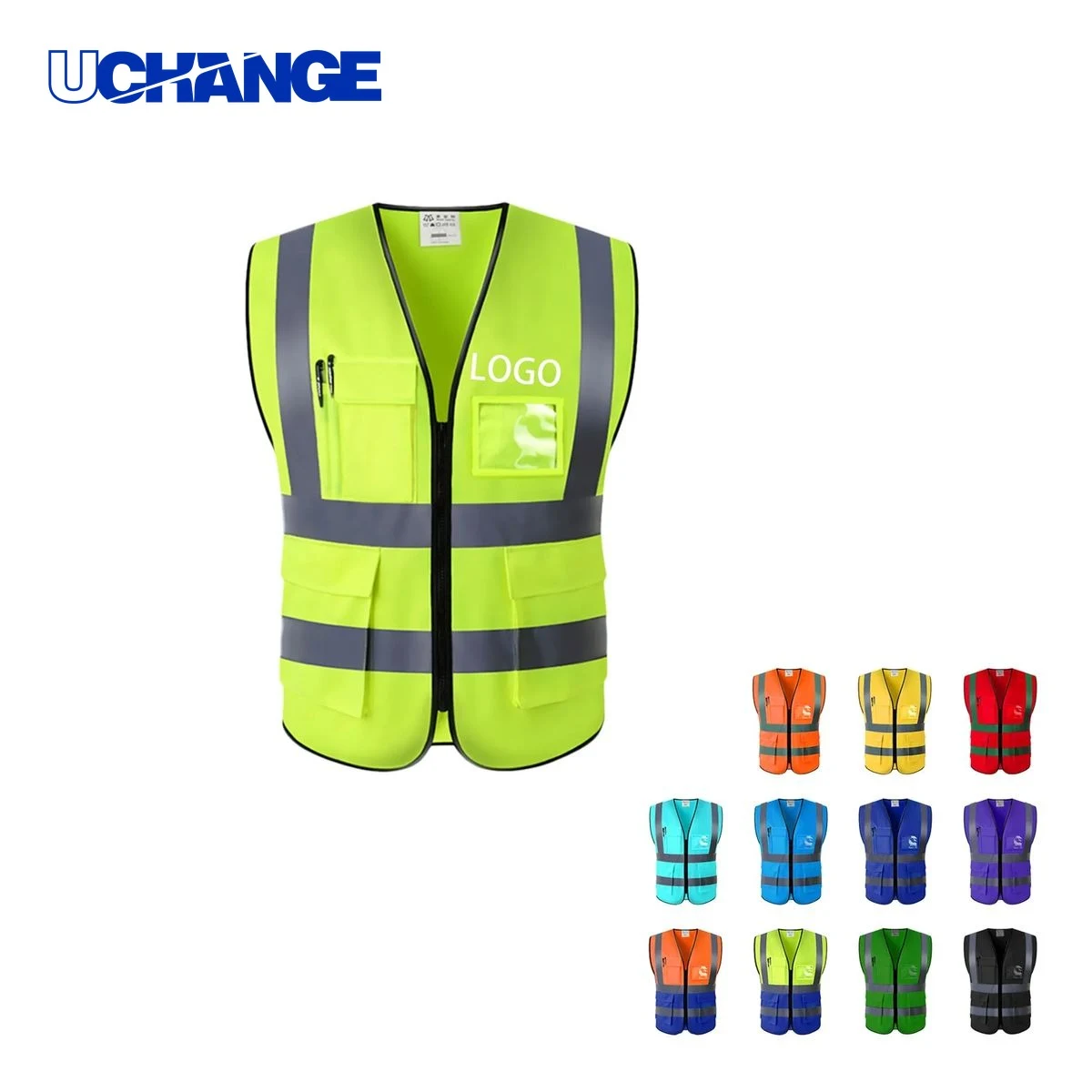 Multi-Pocket Reflective Safety Jacket Vest 1