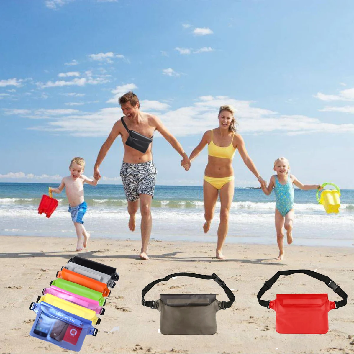 Clear Waterproof PVC Fanny Pack 1
