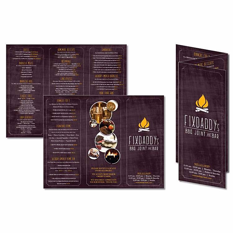 Tri-Fold Flyer Brochure - 8.5x11 - Gloss Cover