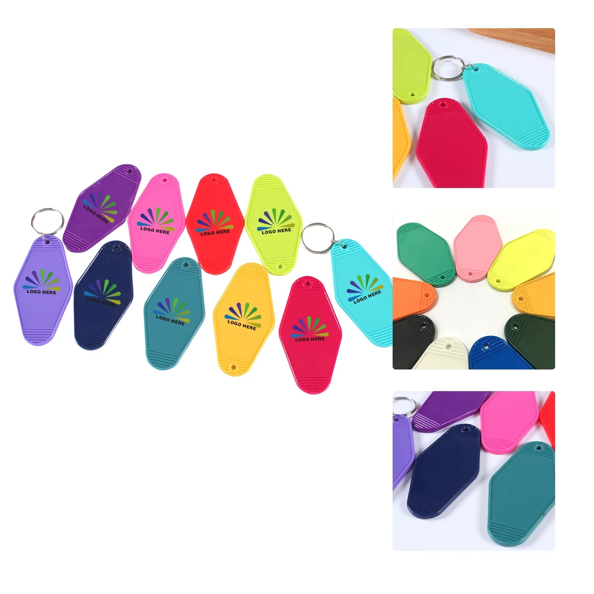 MOQ50 ABS Plastic Key Tags 1
