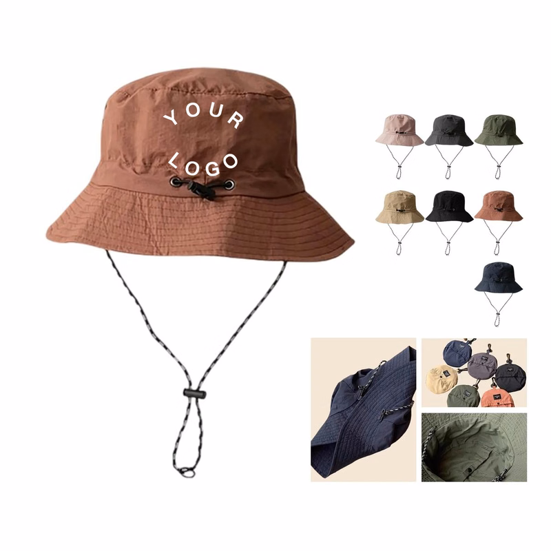 Breathable Polyester Fishermans Hat with UV Protection