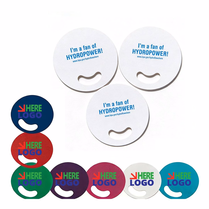 Custom Logo Round Promotional Hand Fan