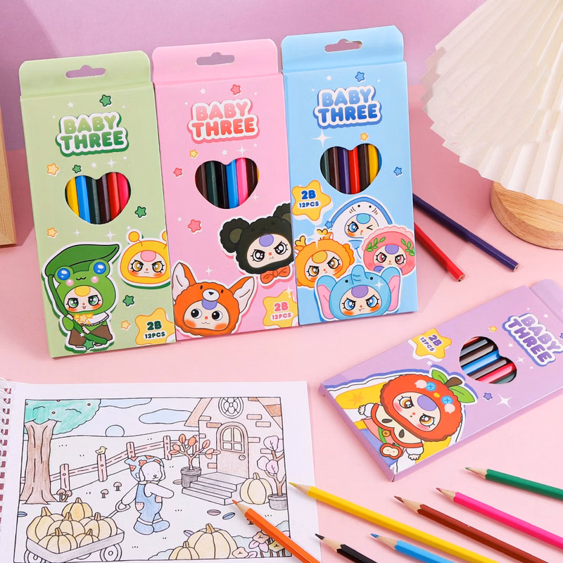 Wooden Pencil Set in Box