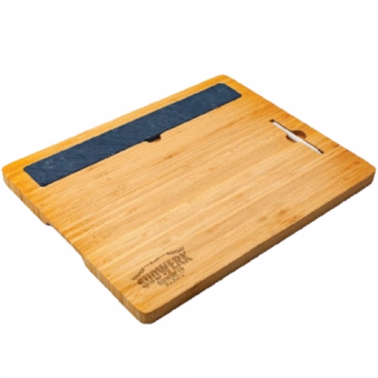 BistroTek Feast Slate Premium Bamboo Cutting Board