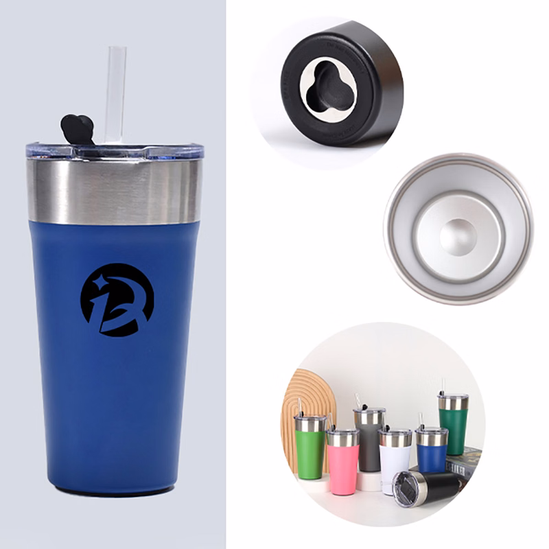 Stainless steel vacuum-insulated water bottle