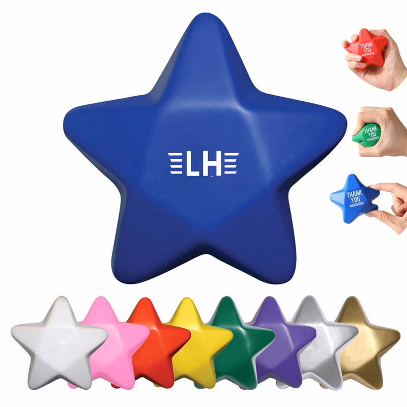 PU Star Stress Relief Toy Ball