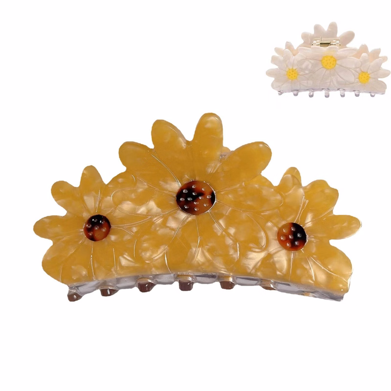 Daisy minimalist hair clip Hairpin