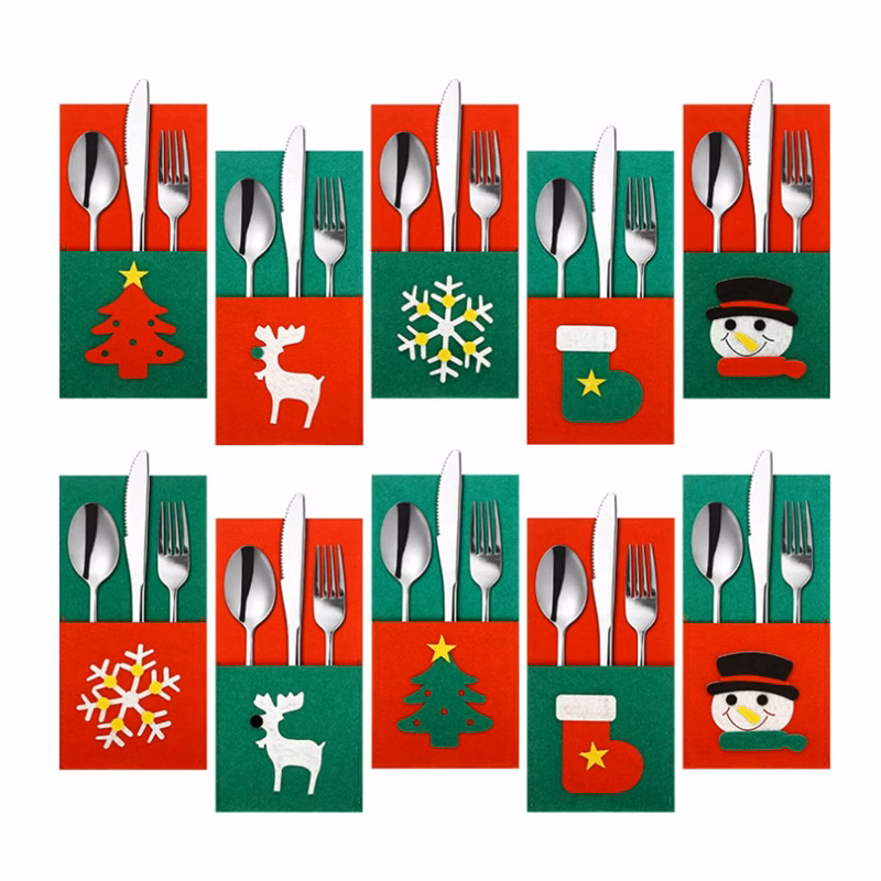 Felt Cutlery Bag Christmas Decoration