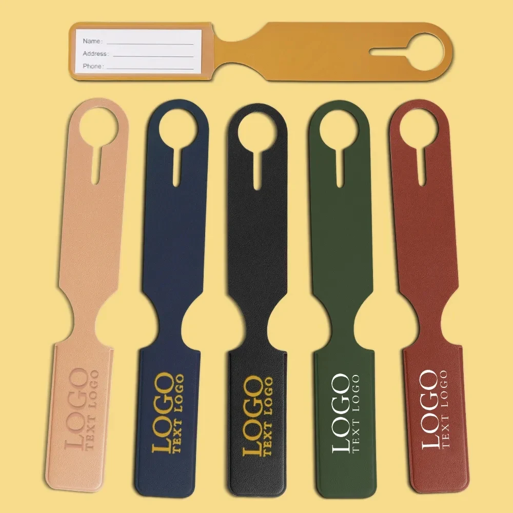 Premium Vegan Leather Luggage Tag 1