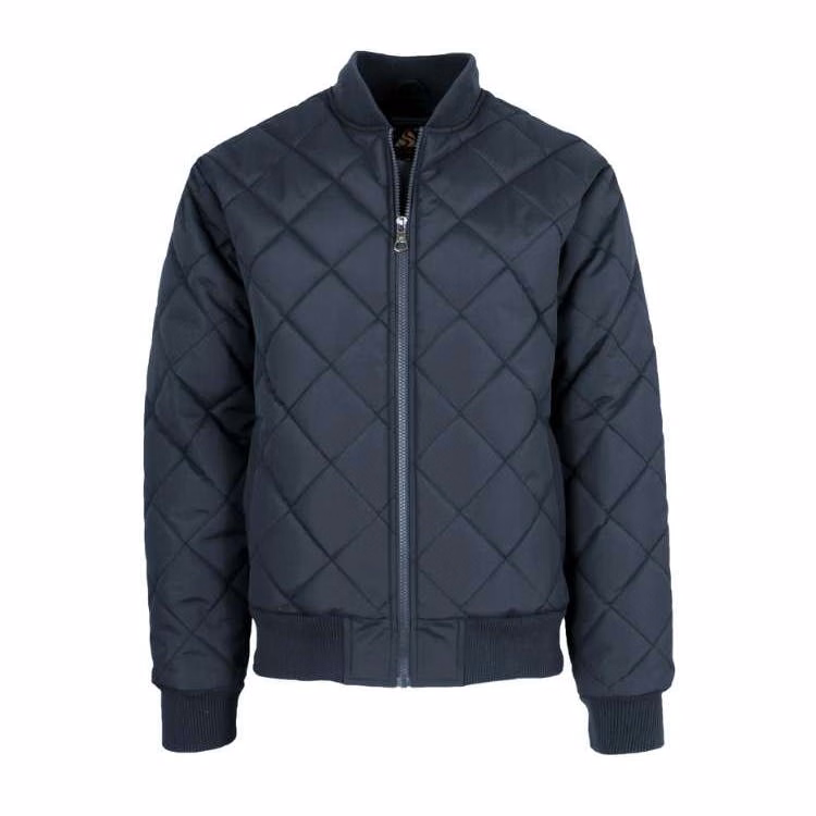 Men's Quilted Bomber Jackets Navy S-2XL