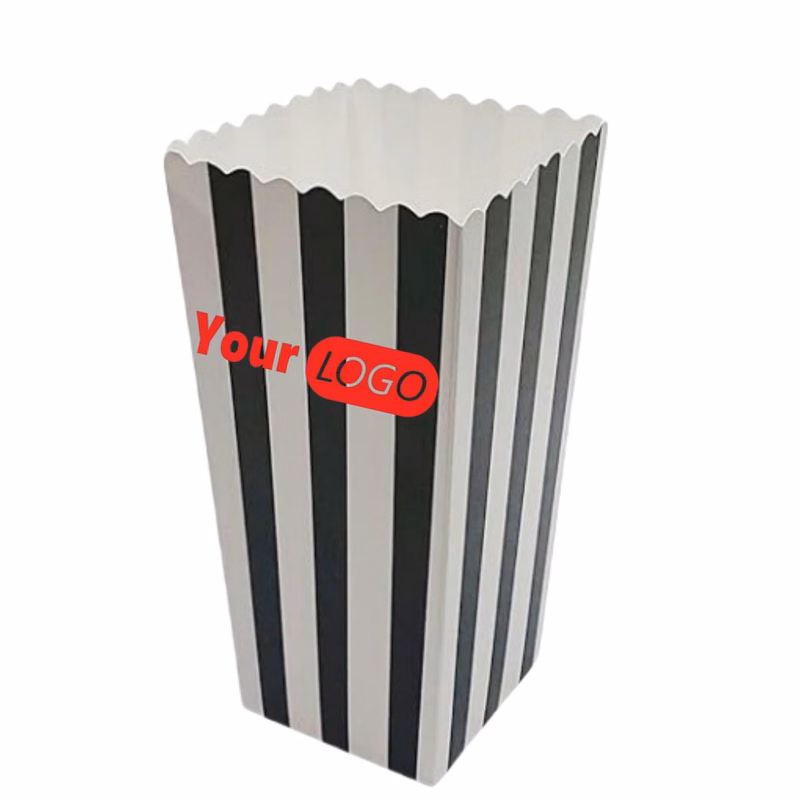 MOQ30 Full Color 5.80" x 2.30" Popcorn Boxes