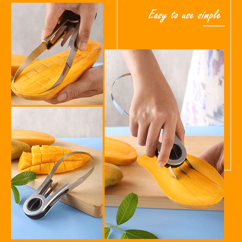 Stainless Steel Mango Peeling Separator slicing Cutter