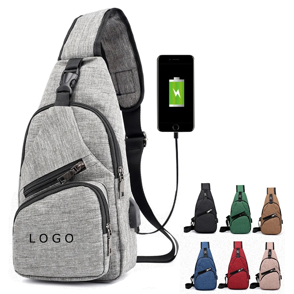 Chest Crossbody Sling Backpack Bag 1