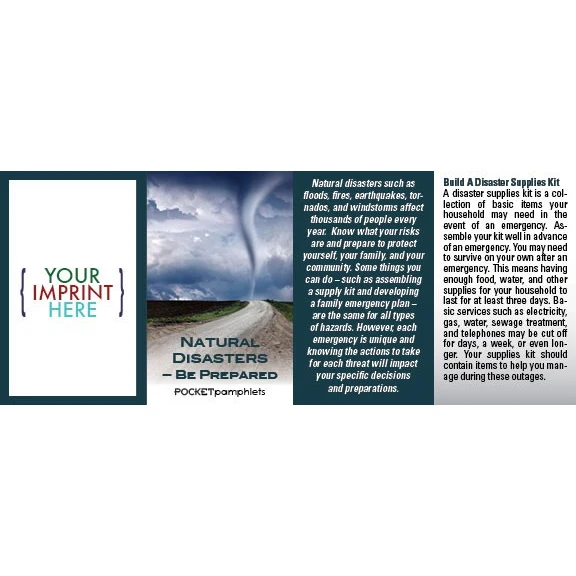POCKET PAMPHLET - Natural Disasters Pocket Pamphlet 1