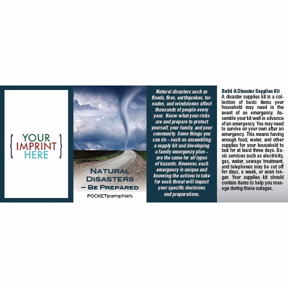 POCKET PAMPHLET - Natural Disasters Pocket Pamphlet