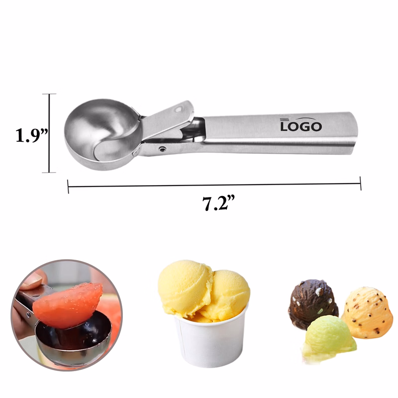 MOQ100 Stainless Rebound Ice Cream Scoop