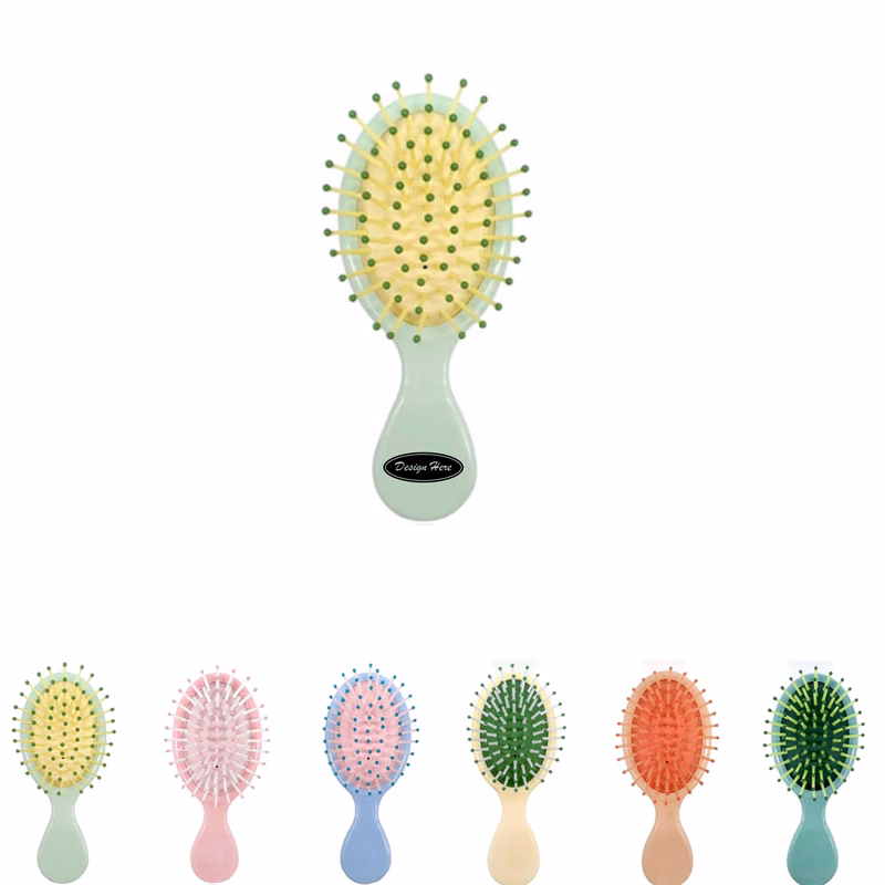 Mini Travel Hair Brush for Detangling All Hair Types