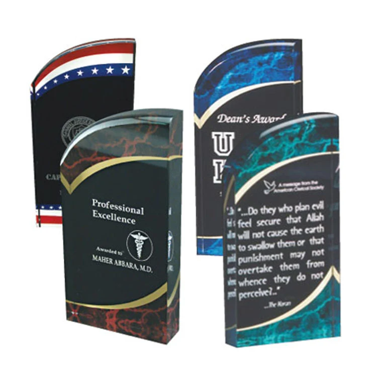 Rounded Marbleized Awards 1