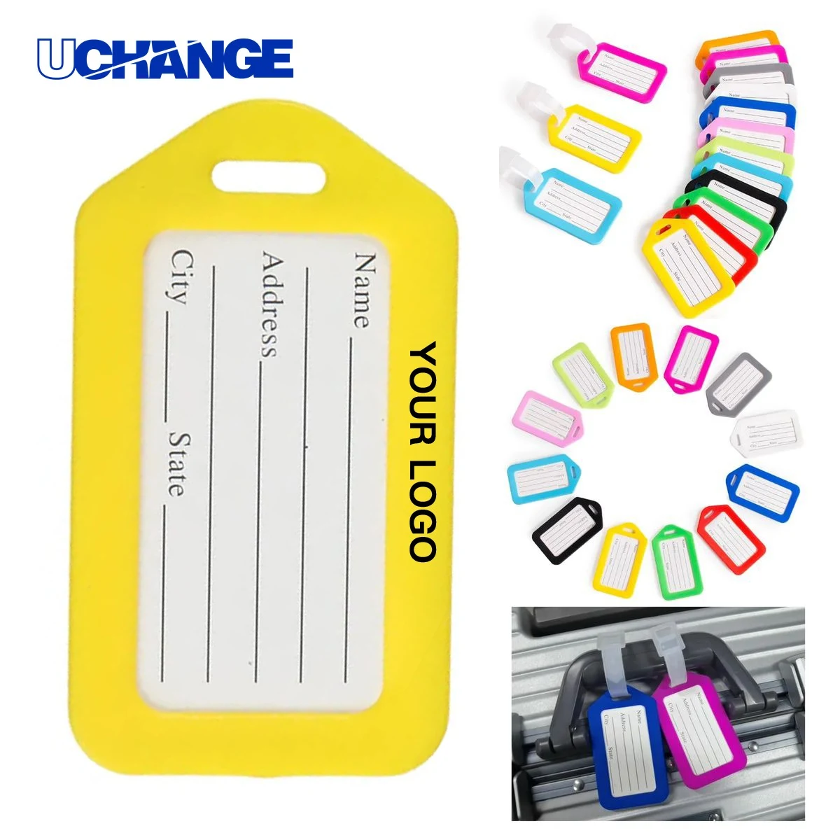Plastic Luggage Tag for Checked Bags 1