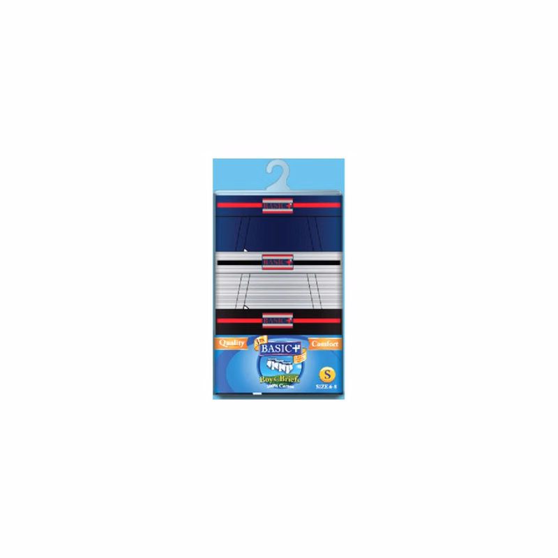Boys' Briefs - Assorted Size S-XL 3 Pack