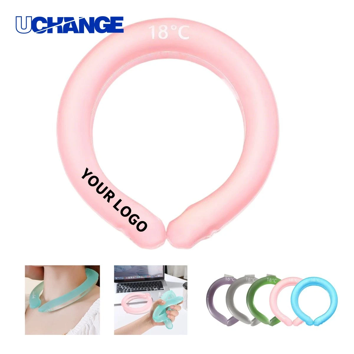 TPU Reusable Ice Ring Neck Cooler 1