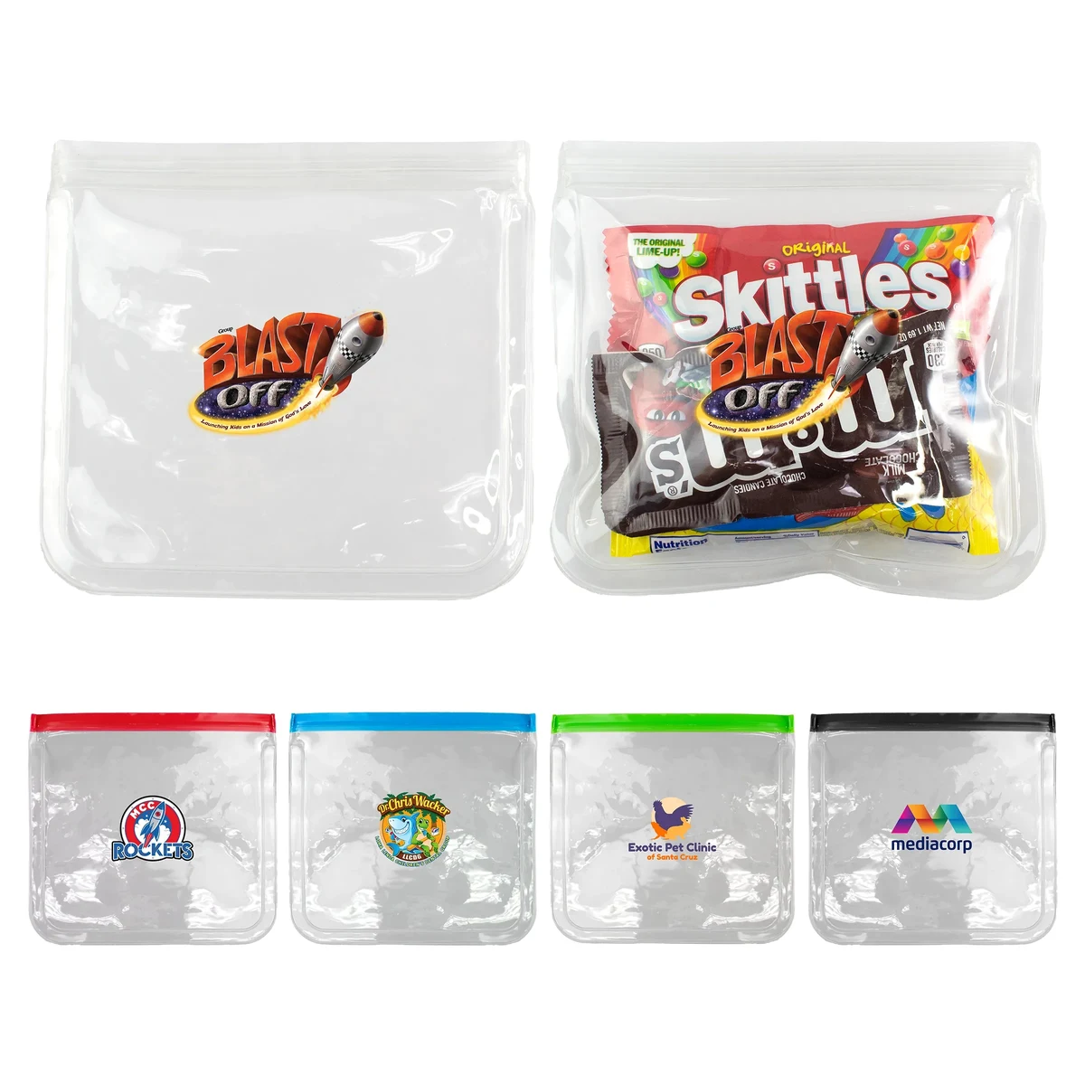 Reusable Clear Snack Bag 1